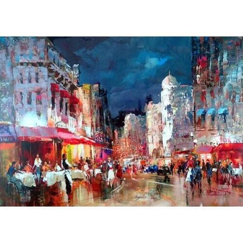 64-45-Needlework Crafts Full Embroidery French DMC Quality Counted Cross Stitch Kit set Oil painting Single Tiger