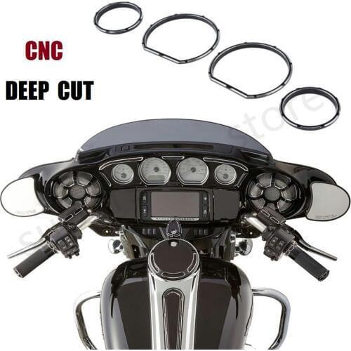 Burst Gauge Bezel Kit For harley Electra Glide Classic Tri Glide Ultra 2014-2020