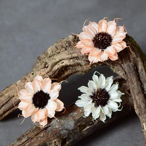 2pcs/5cm,Natural Dried Graft flower head,Dispaly Eternal flower head materials for wedding party home decoration accessories