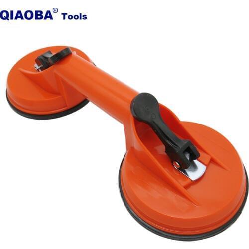 Double claw plastic vacuum sucker for tile and glass vacuum sucker pads vacuum rubber glass sucker