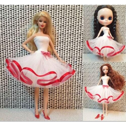 30cm Doll Dress Fashion Clothes suit for licca For Barbie Doll for blythe Accessories Baby Toys Best Girl' Gift 8 wave