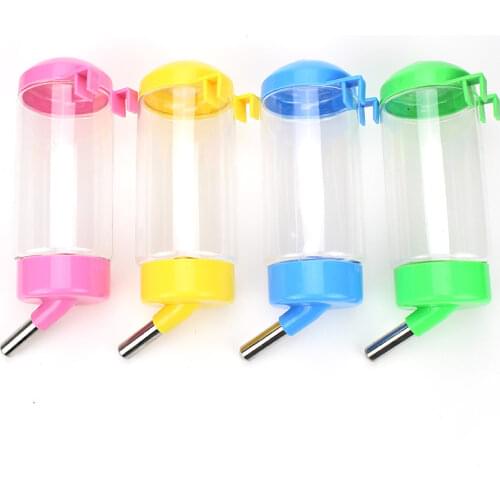 400ML Plastic Hamster Drinker Water Bottle Dispenser Feeder Hanging Pet Dog Pig Squirrel Rabbit Drinking Head Pipe Fountain