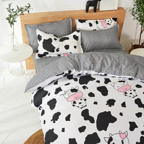 Simple Bedding Set With Pillowcase Duvet Cover Sets Bed Linen Sheet Single Double Queen King Size Quilt Covers Bedclothes