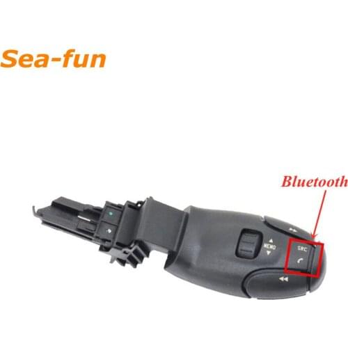 New Radio CD Audio Remote Control Stalk Switch With Bluetooth For Peugoet 206 307 407 607 807 Citoen C5 C8 94362257XT 6242Z9