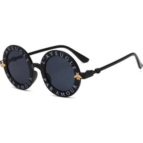RILIXES Newest Retro Round Sunglasses Children Brand Designer Vintage Gradient Shades Sun Glasses UV400 Oculos Feminino Lentes