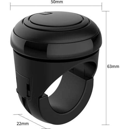 Spinner Knob Universal Turning Steering Wheel 360 Degree Rotation Metal Bearing Power Handle Ball Shaped Booster Auto Supplies