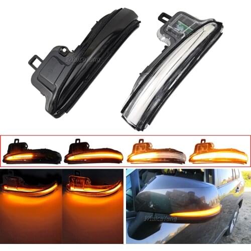 LED Dynamic Turn Signal Light Sequential Side Mirror Indicator For Toyota Alphard Vellfire RAV4 XA50 2019-2020 Highlander 2020