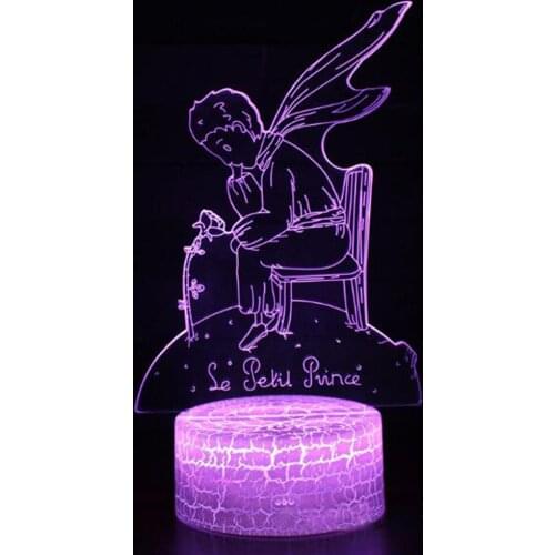 3D Night Light LED For Home Room Decor Lamp Night Lights for Bedroom Childrens Desk Decoration Anime Figures Indoor Lighting