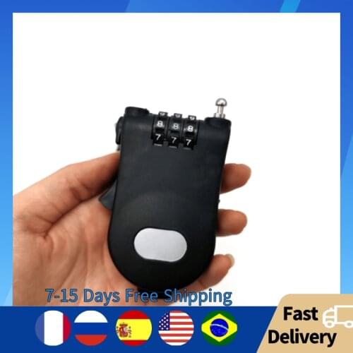 Mini Cycling Cable Retractable Anti-Theft Bike Bicycle Scooter Safety Lock With 3 Digit Password Mtb Road Bike Equipment