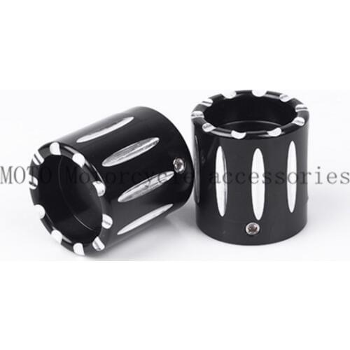 High Quality Aluminum Motorcycle Front Axle Nut Caps Covers Axle Cap For Harley Choppers Cover Front Axle Nut Covers Parts
