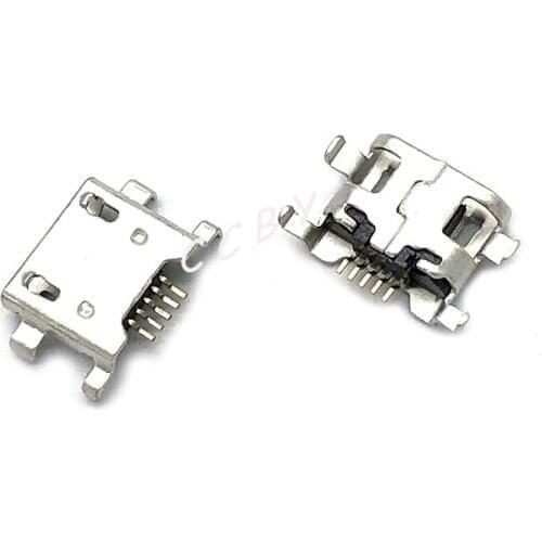 100pcs For Huawei G525 G530 T8951 V9508 W1 W2 Y330 Y360 Micro USB Charging Port Dock Socket Plug Charger Connector Socket Repair