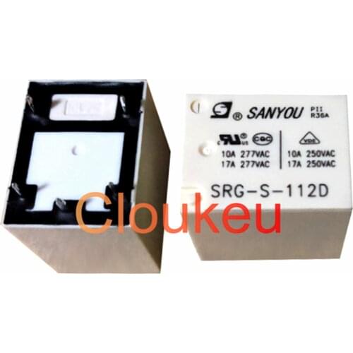 50Pcs Relay SRG-S-105D 112D 124D 5V 12V 24V 17A 5pin HF21FF