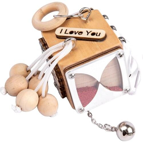 Montessori 6 in 1 Wood Busy Block Locks Toy Kids Children Practical Development Age 3-6 Year Old