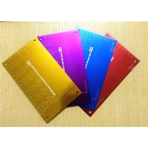 Aluminum Setting Board 94823 Shunting Board Inspection Plate Tool for Tamiya Mini 4WD Racing Car Model
