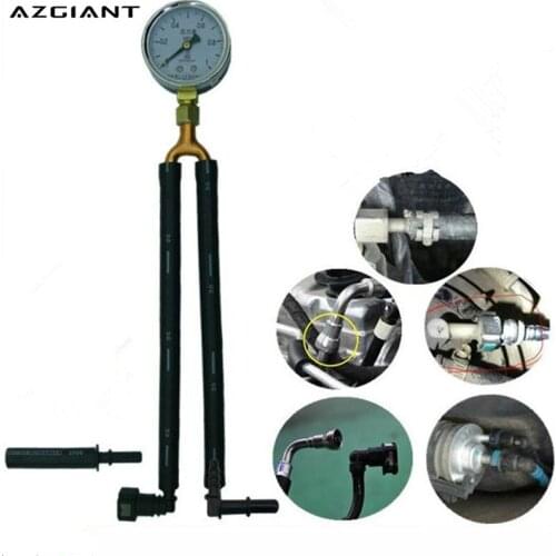 AZGIANT Car Gasoline Pressure Gauge Oil Pressure Gauge Gasoline Pressure Tool Quick Oil Pressure Gauge Tools
