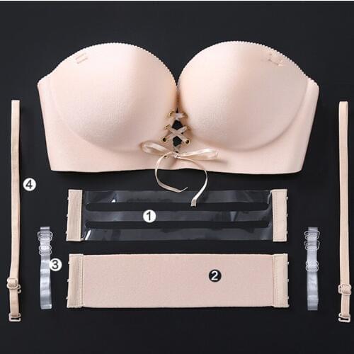 Sexy Women Bra Seamless Super Push Up bra finger shape palm front LB bra one piece seamless bra 32 34 36 38 big size brassiere