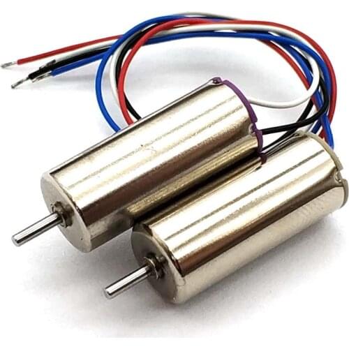1pair 8520 Coreless Motor 4.2V 58000RPM High Speed Motors For RC Model Airplane Large Power Hollow Cup Motor Shaft Dia 1.1mm