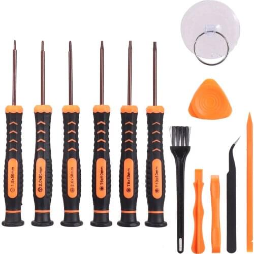 Game Controller Screwdriver Repair Tools Set S2 Steel Torx T6 T8 T10 Screwdrivers Pry Bar Tool Kit For Game Watch Smartphone