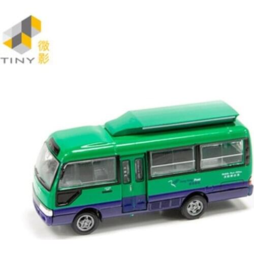 Tiny 1:64 Toyota Coaster Post Office(AM5993) Simulation Model Car