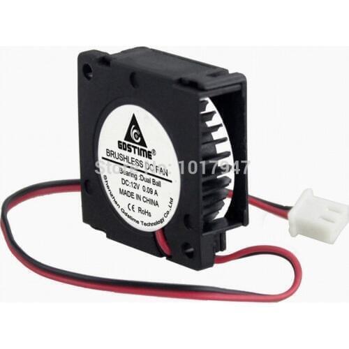 1pcs Cooler Cooling Blower Fan Ball For RepRap 3D Printer 2 Wires DC 12V 3cm 30mm x 10mm 3010