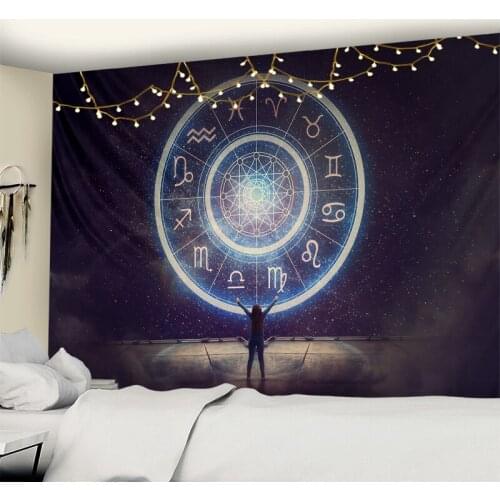 Witchcraft macrame wall hanging moon tapestry celestial decor wall tapestry abstract world map tapestry witchcraft supplies