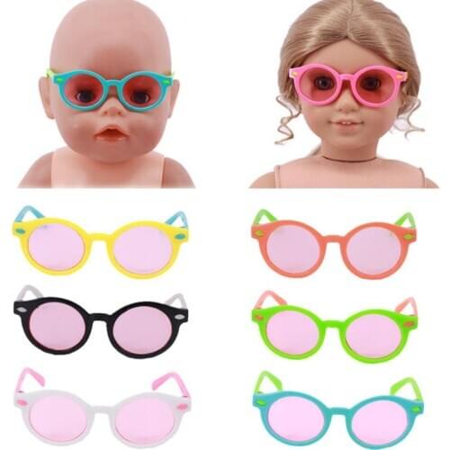 New lovely Glasses Fit For 43cm Dolls Baby Reborn Accessories