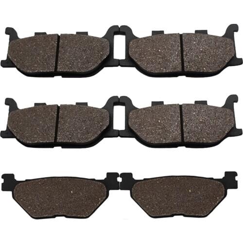 Motorcycle Front and Rear Brake Pads for YAMAHA XVS 1300 XVS1300 A Midnight Star 2007-2013 CTW CTX AW AX V-star 1300 Tourer