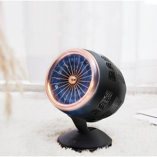 USB Office Desktop portable mini Rotary Vane fan air conditioning Cooler cycle fan double-leaf turbo fan