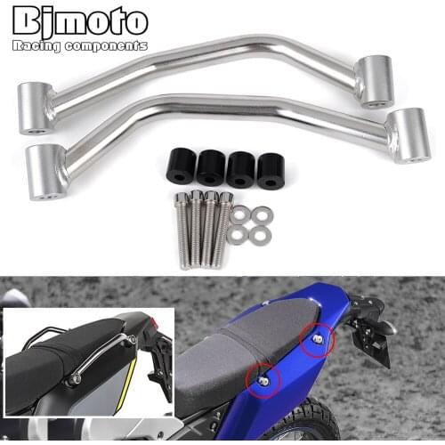 Motorcycle Passenger Pillion Rear Seat Handle Grab Bar For Yamaha Tenere 700 XTZ700 2019 2020 2021 Hand Rail armrest Shelf