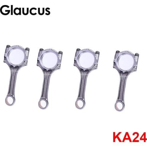 4pcs KA24DE connecting rod for Nissan URVAN King-cab Hardbody Xterra X-Terra Navara Presage Rnessa Bassara Bluebird COMO 2.4L