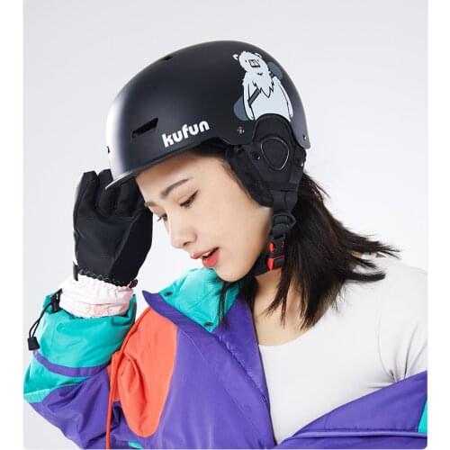Kufun 2021 Ski Helmet Snowboard Cycling Skiing Snow Men Women Child Kids Winter Sports Warm