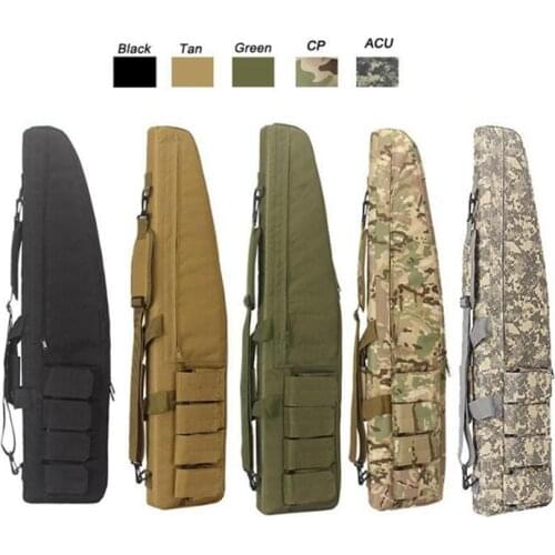 27.5‘’ 35.5‘’ 47‘’ Tactical Hunting Bag Shooting Rifle Gun Protection Shoulder Bag With Cushion Pad Rifle Guns Safety Case Bags