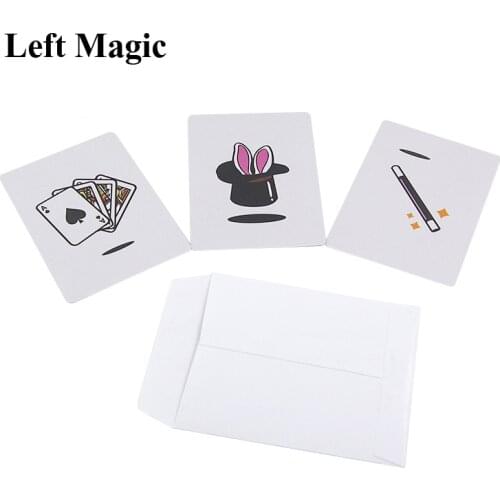 Your Choice Magic Tricks Mental Prophecy Cards One Way Forcing Card Magic Props Close-Up Street Illusions Gimmick Accessories