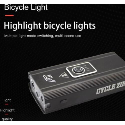 Waterproof 3T6 LED Bicycle Light USB Recharge Bike Light Aluminum Alloy Bike Headlight Cycling Lamp Flashlight Bike Accessories