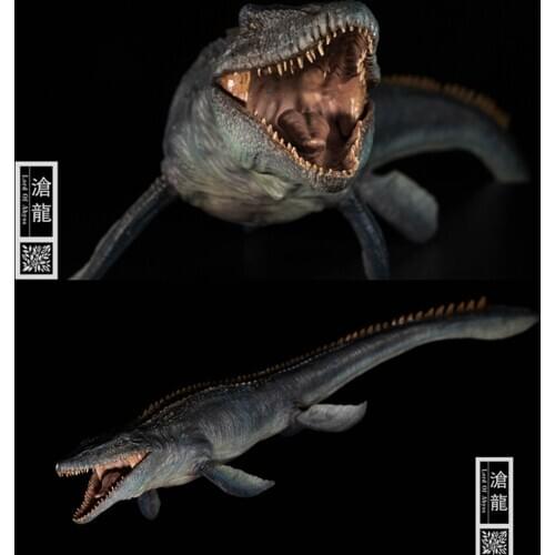 In stock Collection 117125 Lord of Abyss Dinosaur Tylosaurus Mosasauridae Figure Statue Model Decoration Toy Decoration