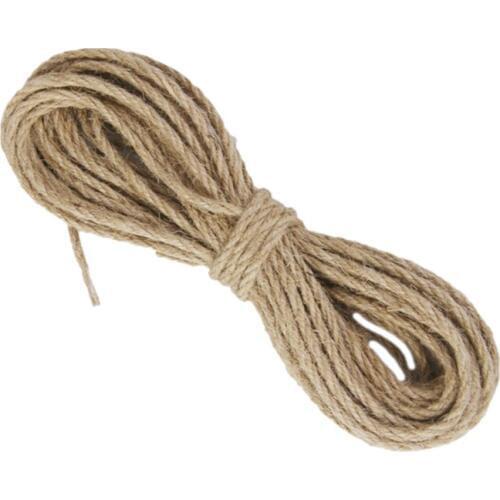 10m Natural Hemp cord Jute cord Sisal rope 3mm cord sack
