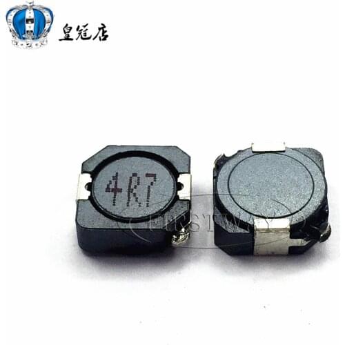 10pcs/SMD power inductors CDRH104R 4.7UH 5.5A word:4R7 MS104R 10*10*4MM Shielding inductance