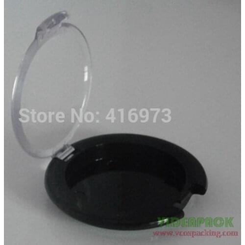 200pcs/lot plastic empty eyeshadow case 5g / dia 38mm compact container for eye shadowpress powder