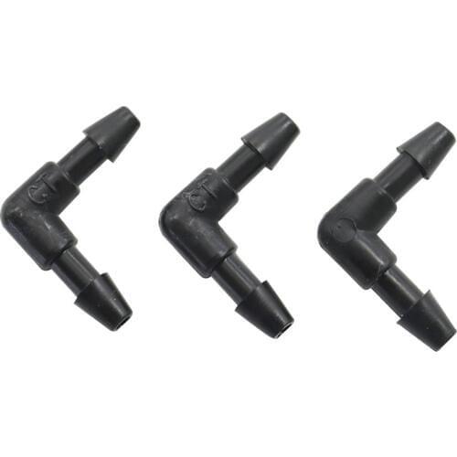 30 Pcs 3/5mm Hose Elbow Connector Garden Water Connectors Industrial Farm Agriculture Irrigation Pipe Connection Fittings