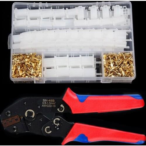 580PCS 2/3/4/6/9Pin Cable wire connector car female plug splice Electrical Male Female terminal for Motorcycle Automotive boat