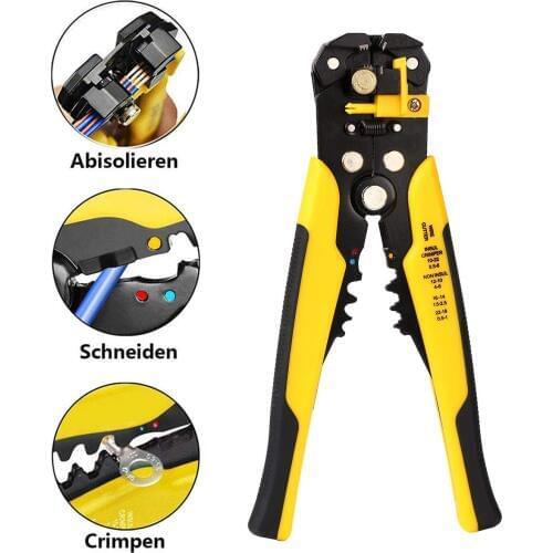 Automatic Abisolizer and cutting plier wire cutter for cable diameter Crimpzange wire crimper stripper crimper