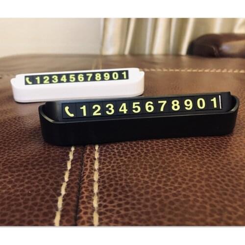 Car Temporary Parking Card Phone Number Card for ford 2 renault clio 4 mercedes w204 amg opel insignia kia picanto passat b6