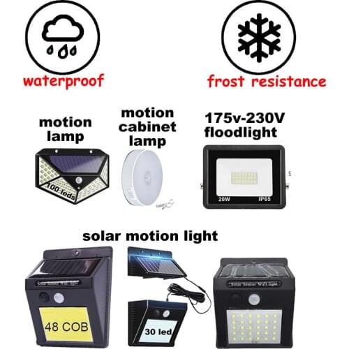 Wireless PIR Motion Sensor Night light LED Solar Powered lamp Rechargeable Waterproof Outdoor Yard Garden Security Wall lighting