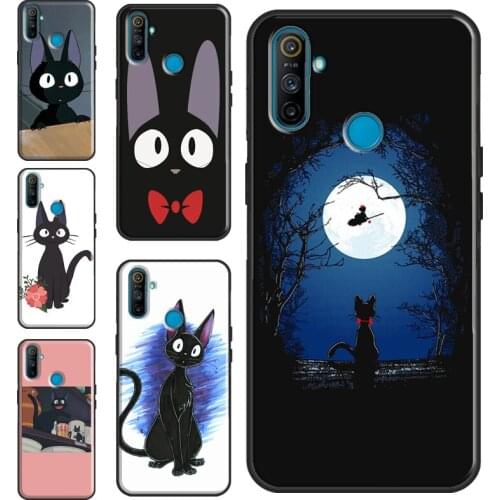Jiji Cat For OnePlus 9 8 Pro 7 Nord 9R 8T Case Cover For Realme 8 Pro 7 6 Q3 C3 C11 C15 C21 GT Neo
