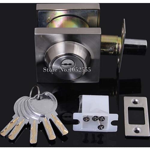 High Quality C-level Mortice Znic Alloy Door Lock Invisible Door Lock Bathroom Room Door Deadbolt + 5 Keys Security Lock K118