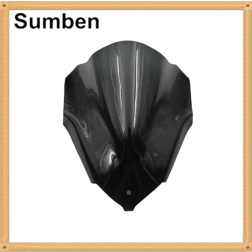 F800R 15-18 Double Bubble Windshield Windscreen ABS Front Glass for BMW F800 R 2015 2016 2017 2018