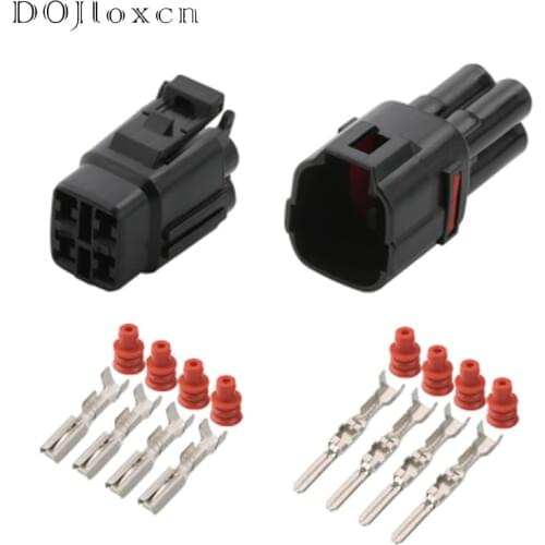 5 Sets 4 Pin Sumitomo MT090 Sealed Motorcycle Connector Housing Automotive Wire Male Female Plug 6180-4771 6188-0004