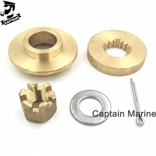 90-115HP Hardware Kit Thrust Washer/Spacer/Nut/Cotter Pin for Suzuki Outboard Propeller DF90 DF100 DF115