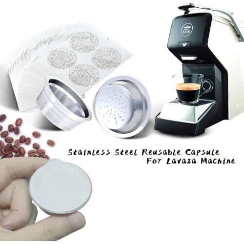 Stainless Steel Reusable Coffee Capsule Filter For Lavazza A Modo Mio Jolie/Tiny LM3100 ESPRIA Refillable Lavazza Coffee Pods