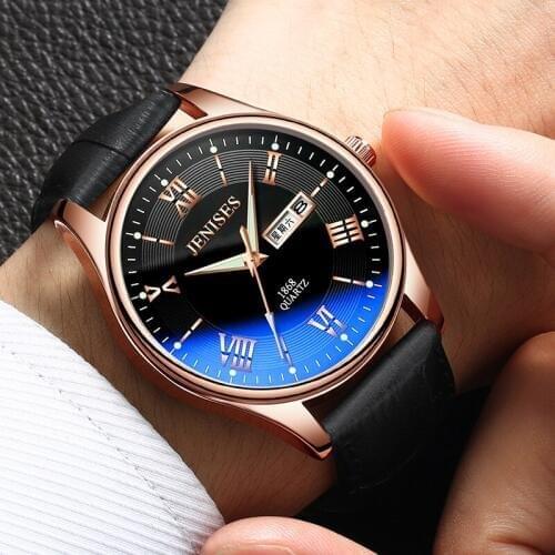 Mens Watches Quartz Wristwatch Luxury Brand BELUSHI Men Business Casual Watch Date Week Clocks Male Gifts horloges mannen #a